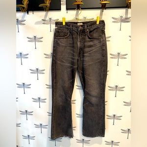 Citizens of Humanity, size 25, Estelle high rise ankle flare, black